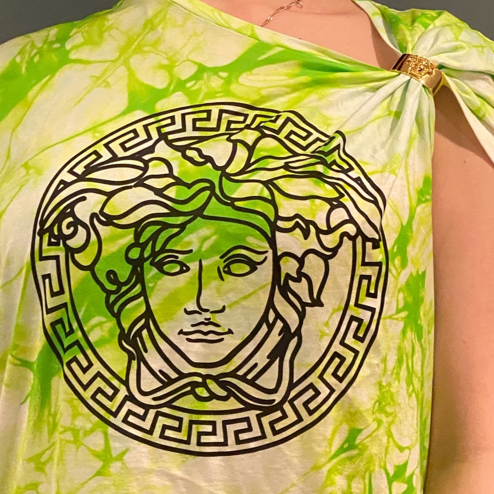 Brand New with Tags VERSACE Lime GREEN T-Shirt